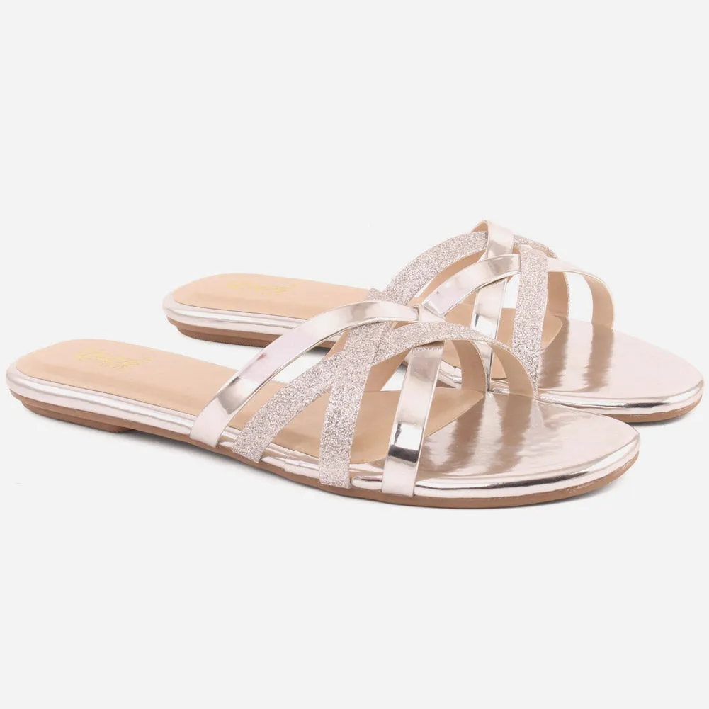Women "Joan" glamourous slipon on slipper