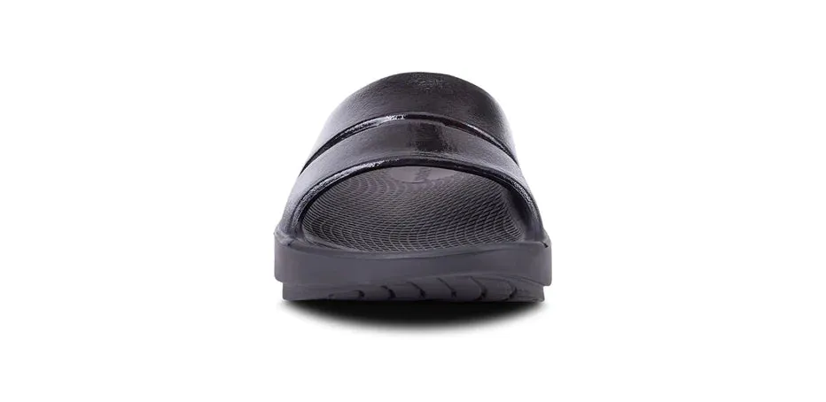 Women’s OOahh Luxe Slide Sandal (Black)