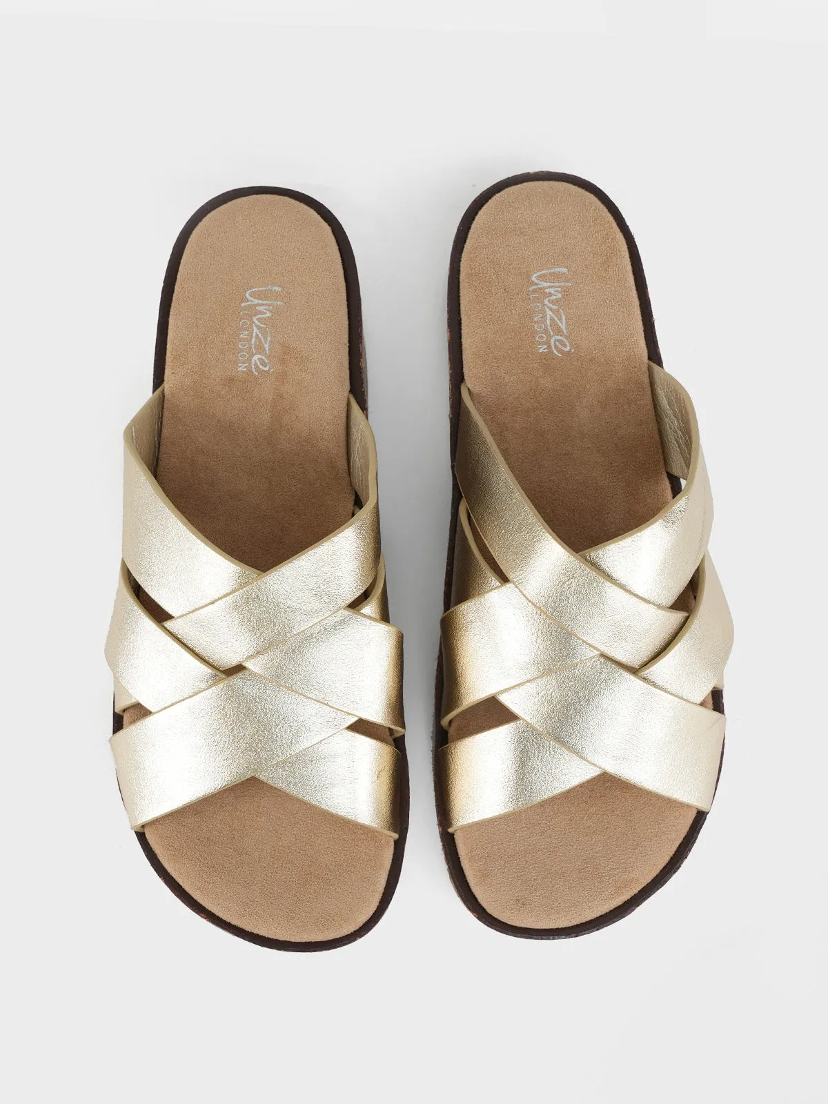 Womens "FINOLA" Open Toe Casual Slippers