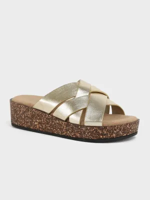 Womens "FINOLA" Open Toe Casual Slippers