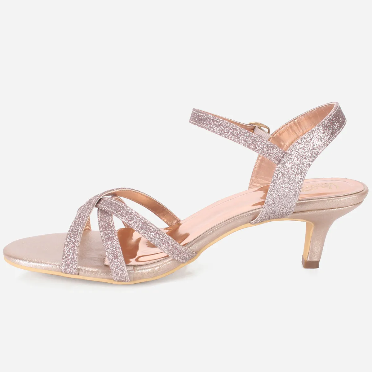 Womens "SHANELLE" Glitter Summer Sandals