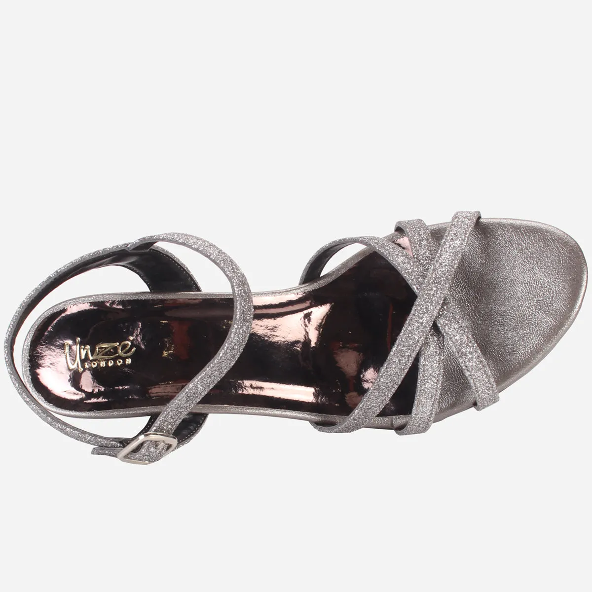 Womens "SHANELLE" Glitter Summer Sandals