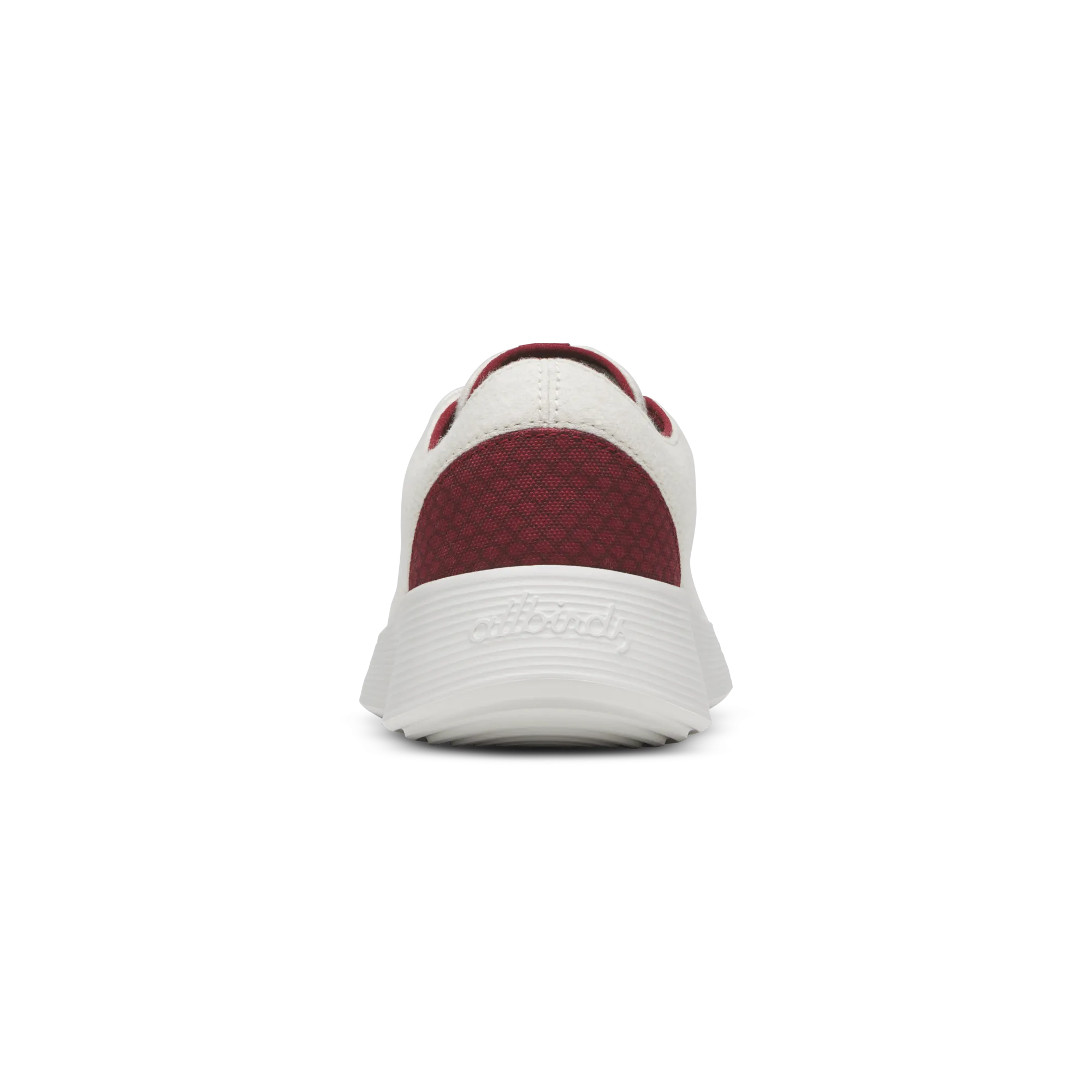 Women's Wool Runner Go - Weathered White/Thunder Red (Barely Grey Sole)
