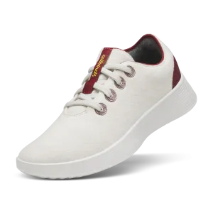 Women's Wool Runner Go - Weathered White/Thunder Red (Barely Grey Sole)
