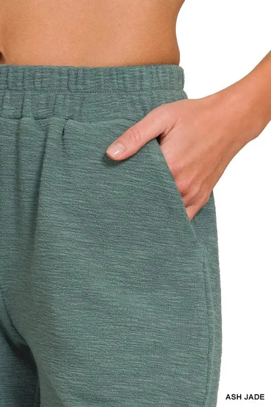 Zenana Cotton Slub Short Pants