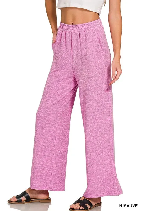 Zenana Cotton Slub Tank & Pants Set